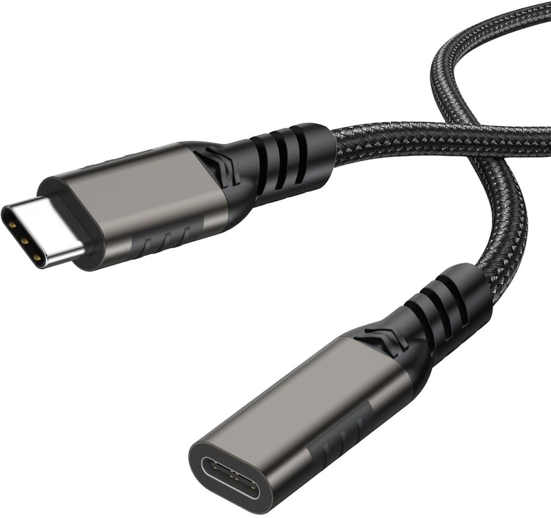 USB C Extension Cable 6.6ft USBC Male to Female Cord Support 4K Video Output,... gallery