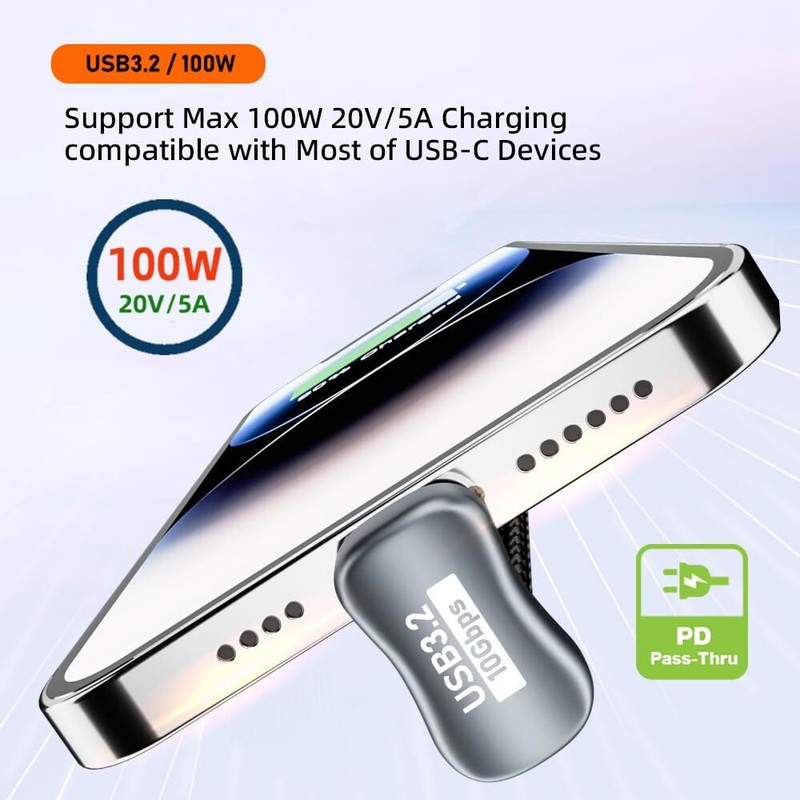 USB 3.1 USB-C C Male to Male Cable 10Gbps Data Transfer 100W PD Charging Cord... gallery