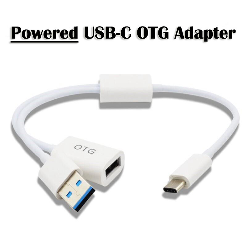 Type-C to USB 2.0 Female OTG Adapter Cable w/ Power For Huawei Mate 60 Pro+ 5X gallery