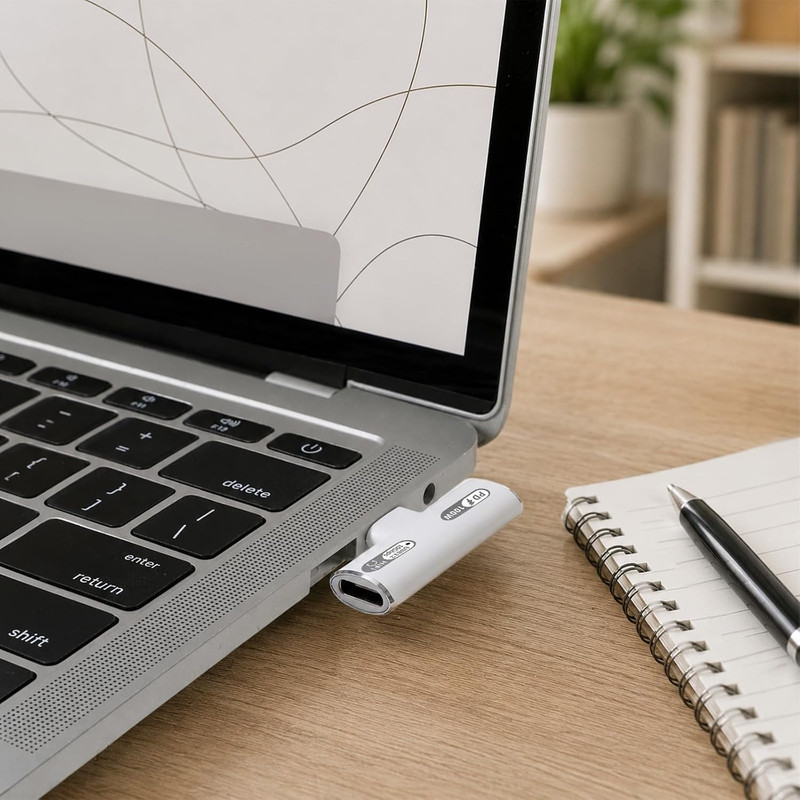 Dual USB C Splitter Adapter with 100W Fast Charging 2 in 1 Type C Splitter gallery