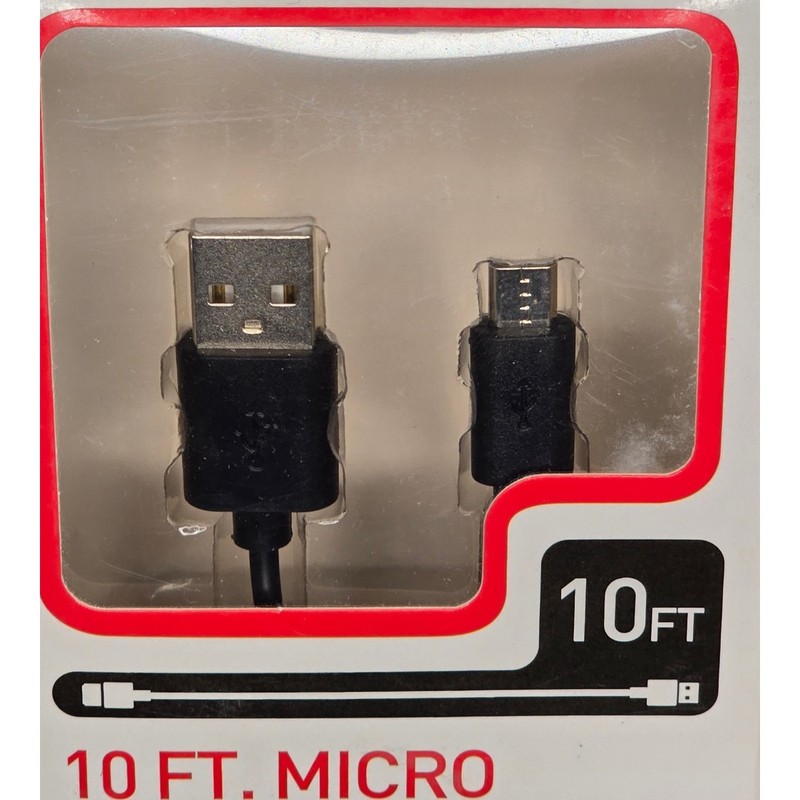 10FT Micro USB Charging Cable - Fast Charger for Android, Samsung, LG, Motorola gallery
