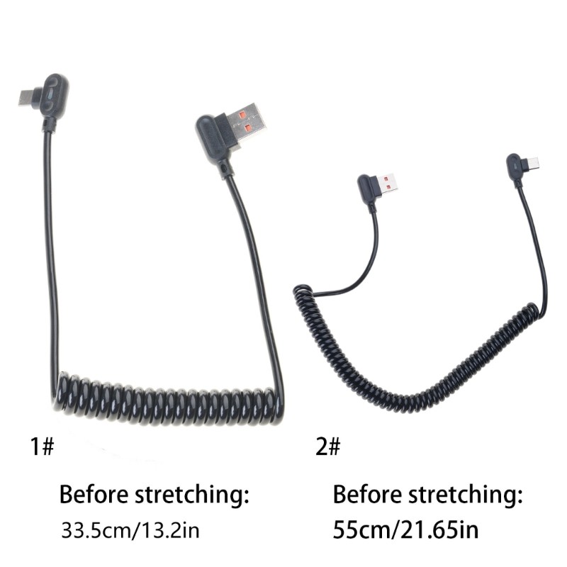 Reversible Design 6A Fast Charging Cord Double Angled Connector USB Type C gallery