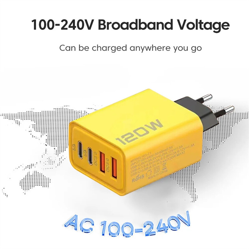 120W Super Fast Charging Charger Adapter For Samsung Galaxy A54 A52 A33 A12 A03s gallery