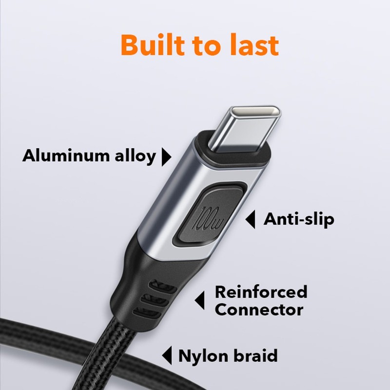 100 Pack USB-C to USB-C Fast Charge Cable Charging Cord Rapid Charger Sync Wire gallery