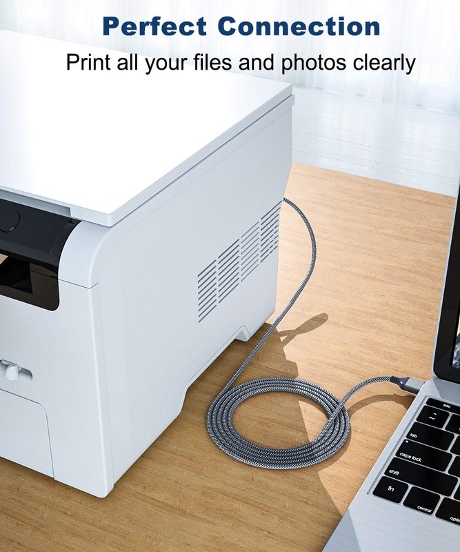 USB 2.0 Printer Cable 20FT, USB Type A Male to B Male Printer Scanner Cord Hi... gallery