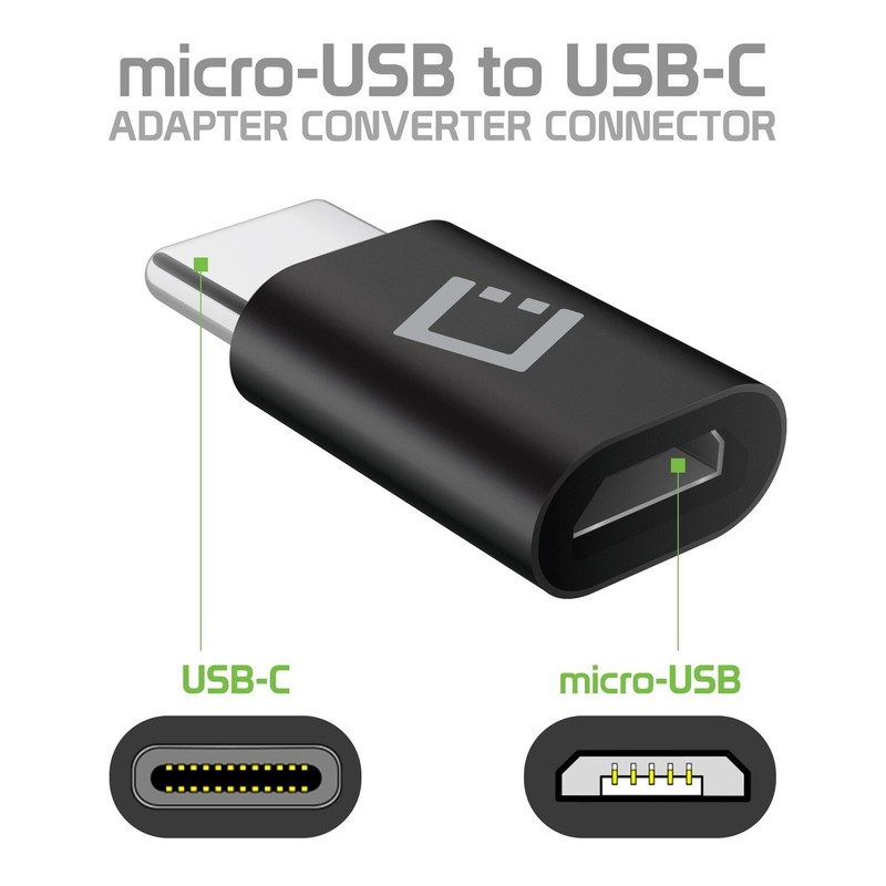 Cellet micro-USB to USB-C Adapter Converter Connector