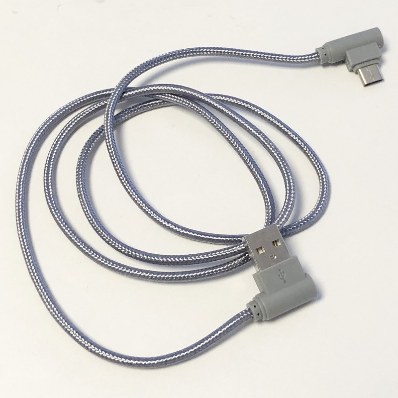 For Samsung Huawei mate20 Type C 90 Degree Right Angle Cable Fast Data Charge 1M