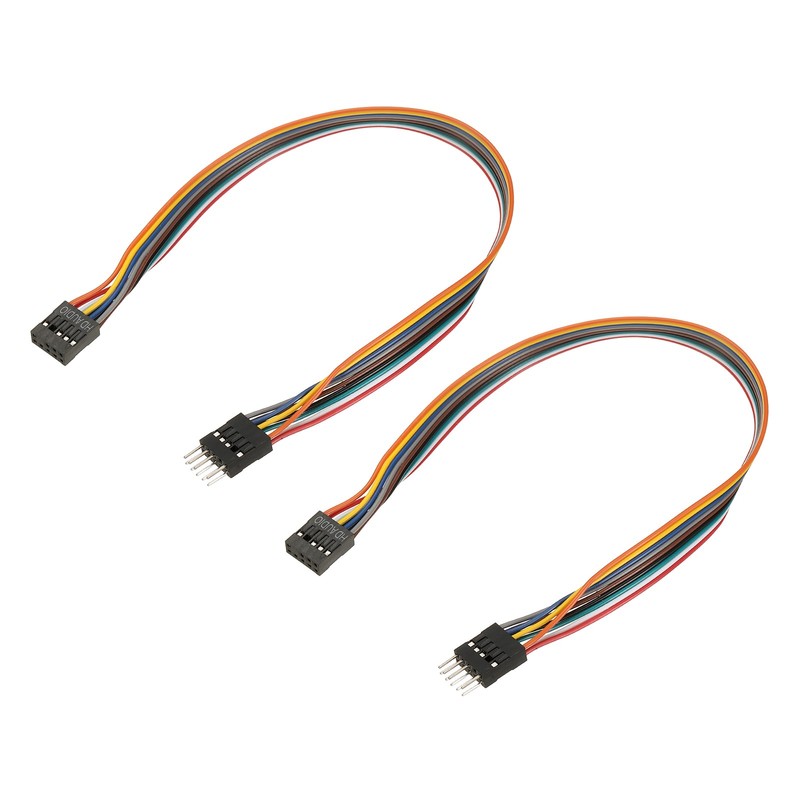 2 Pcs 12.4″ Length 9Pin Female to 9Pin Male Audio Cable Adapter Converter Cable