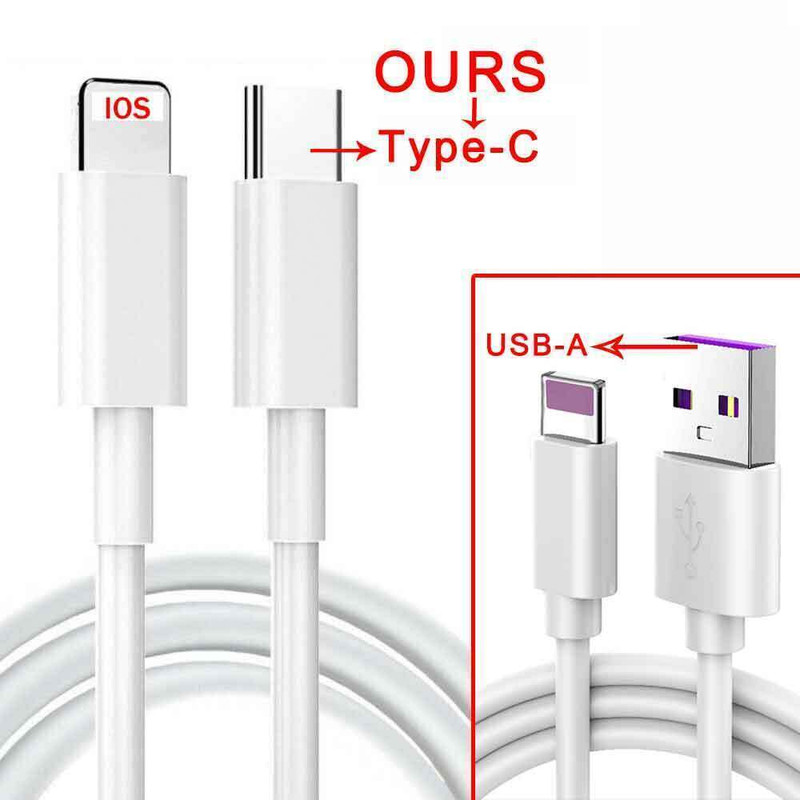 Fast Charger USB C Charging Cable for Iphone 17 16 15 14 13 12 Pro Max XR Ipad gallery