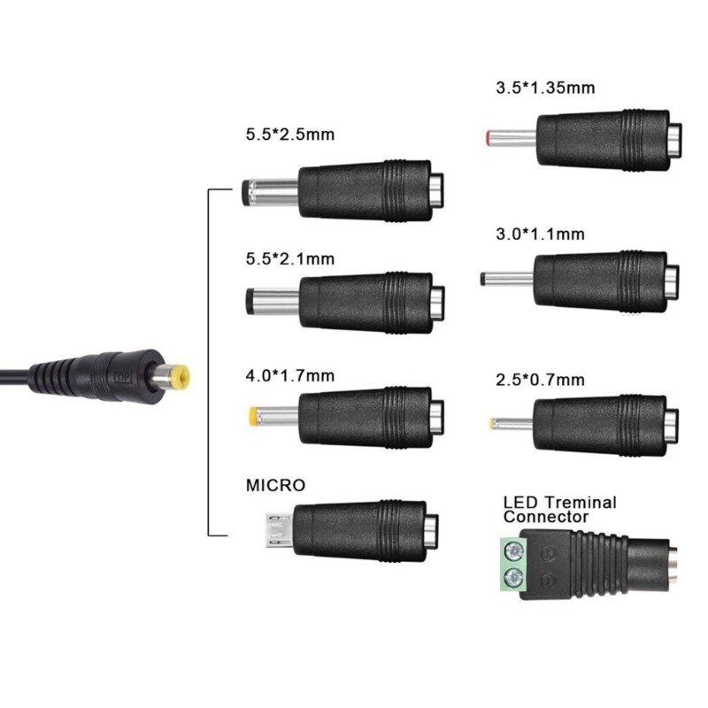USB To DC5.5x2.1mm Conversion Cable with DC5.5x2.5 DC5.5x2.1 DC4.0x1.7DC3.5x1.35 gallery