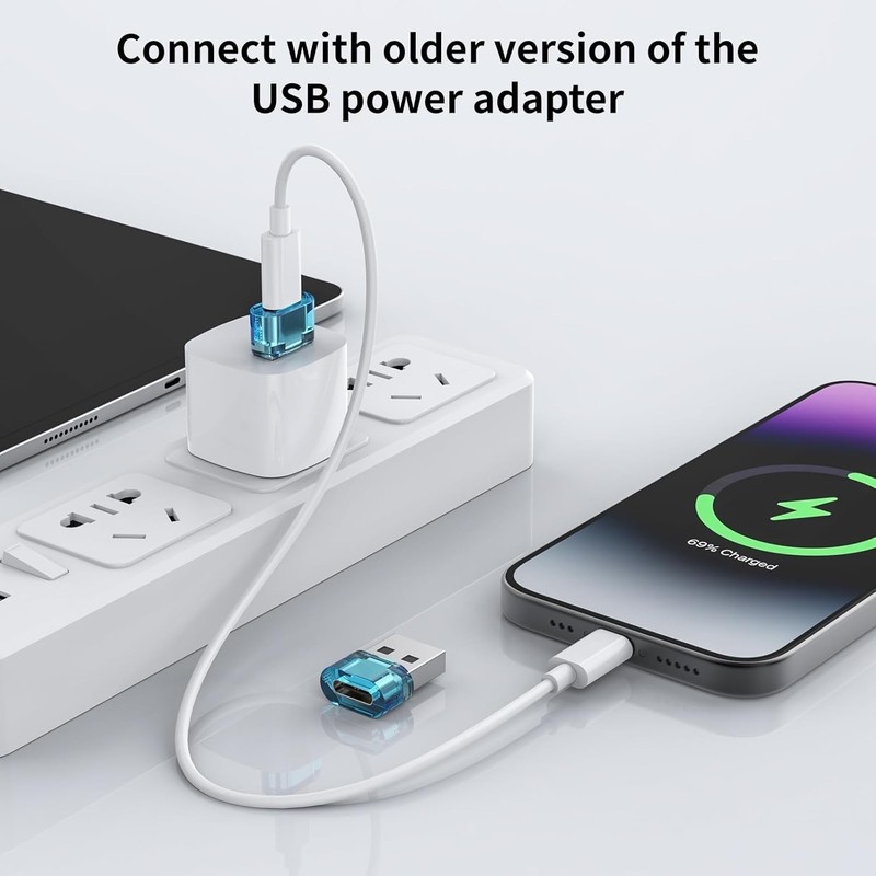 10 Packs USB Male to USBC Adapter,A to C Super Fast Charging Transfer and OTG Fu gallery
