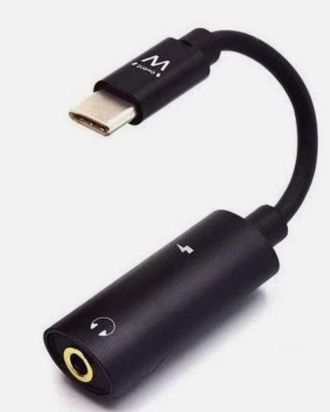 USB TYPE “C” EWENT AUDIO ADAPTER (A/N EC1655) Used