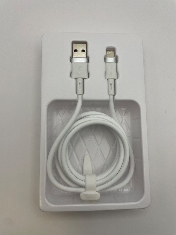 Simply - 8pin to USB-A Cable 4ft, Quick Charging, Fast Data Sync, MFi Certified gallery