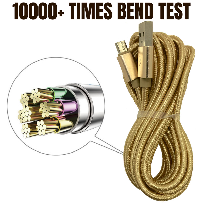 10Ft Micro USB Fast Charger Cable Heavy Duty Charging Cord For Android Phone LG gallery