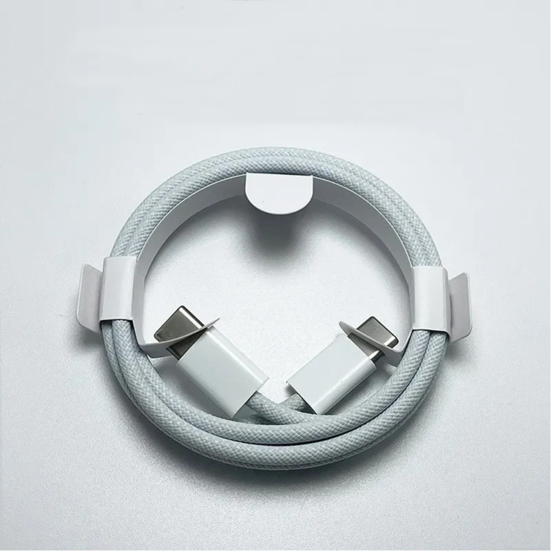 Dual Port Fast Charger Type C 35W Adapter PD 60W USB C Cable For iPhone 17 16 15