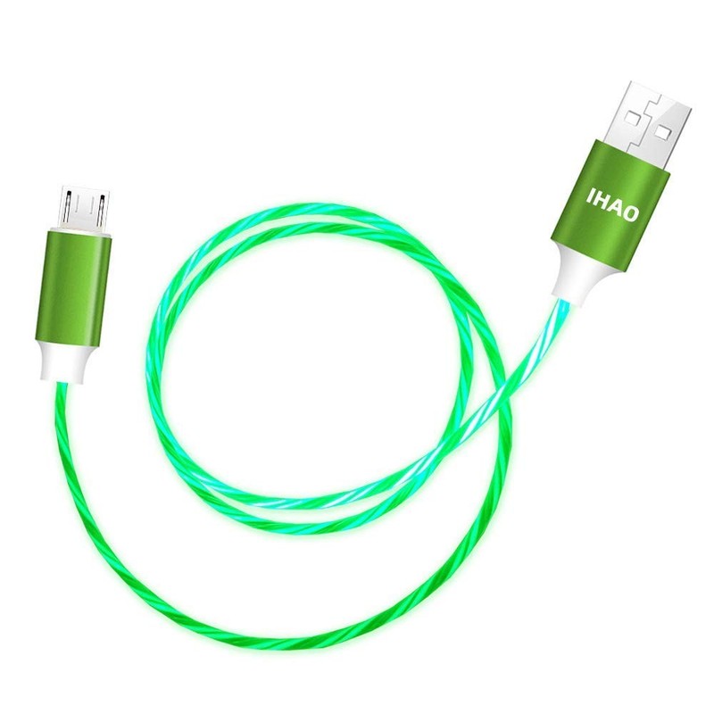 Micro USB to USB A Android Charger Cable Fast Charging High Data Speed Visibl…