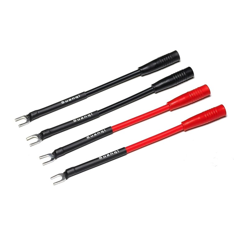 y to Banana Female adapterr, 4mm Banana to Spades Speaker Adapter Connectors …