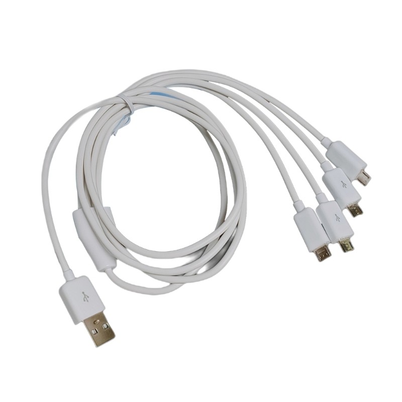 Flexibility 4 in 1 USB Male to Micro USB Male Universal Charger Cable