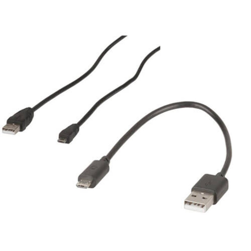 Usb 2.0 Type A Plug To Micro Type B Cable High Speed Transmission Gold Plated gallery