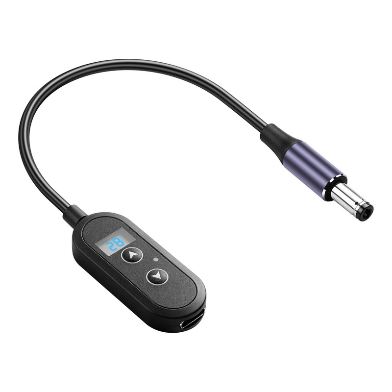 SinLoon PD 140W USB C to DC5525 Converter Cable | Adjustable Voltage 5V/9V/12…