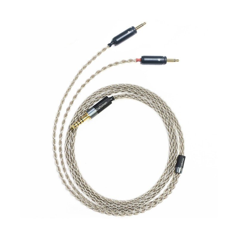 6N Single Crystal Silver Upgrade Headphone Cable 3.5mm/4.4mm/4Pin XLR Cable f…