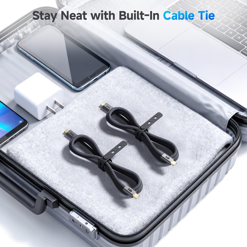 2 Pack 6ft 240W USB C Fast Charging Cable Type C Power Charger Cord Wire Lead gallery