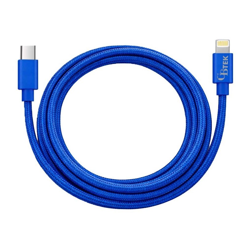 CBTEK iPhone MFI Certified 6ft Charging Cables - Type C to Lightning gallery