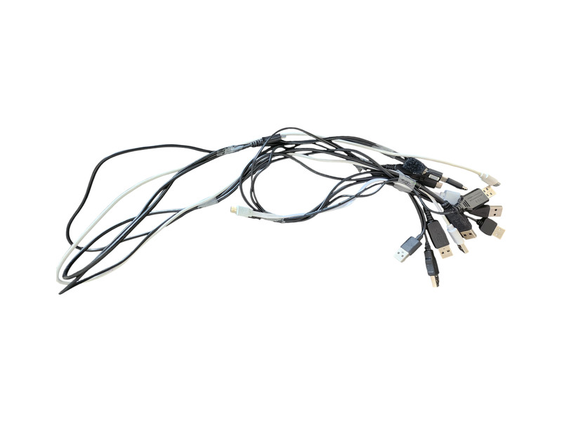 Bundle of 10 Assorted Micro USB Charging Cables