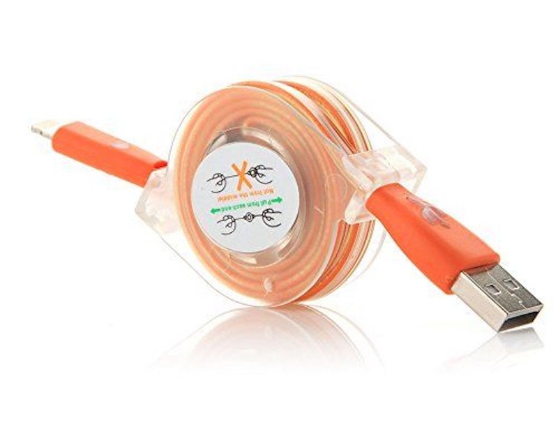 RETRACTABLE LED USB Data Sync Cable charger FOR iphone 6 plus 5S & ipod touch 5 gallery