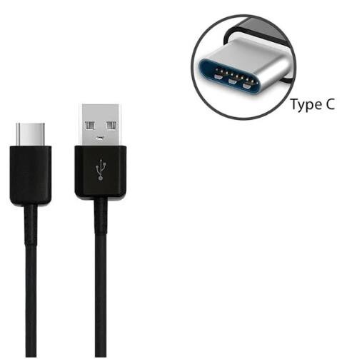 Fast Rapid Wall Charger + Type C Cable For Samsung Galaxy A12/A13/A32 5G BLack gallery