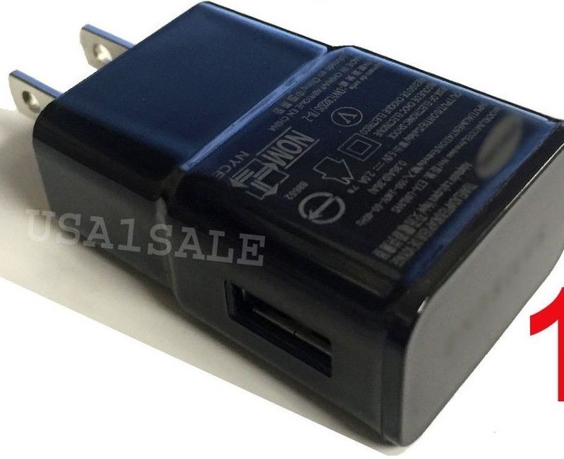 LOT 100 x2A AC BLACK Wall Power Charger Adapter for Samsung S5 S4 S3 S2 Note II gallery