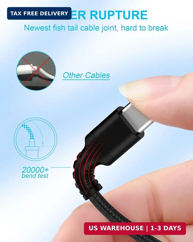 iPhone 17e 17 Carplay Cable USB C Charger Fast Charging for iPhone 17 Pro Max 17 gallery
