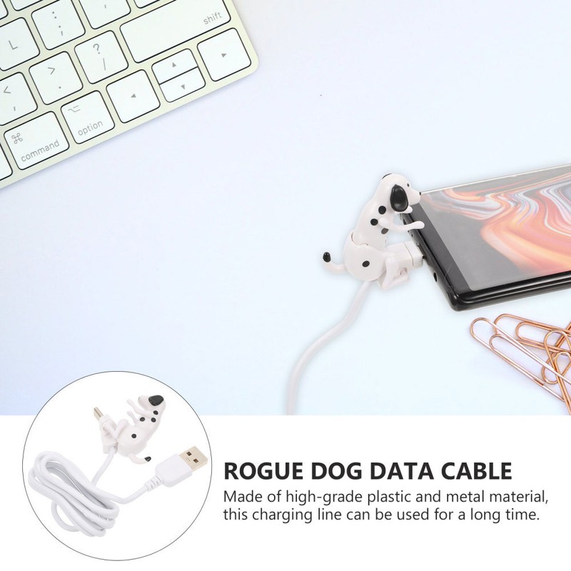 Creative Puppy Charging Cable Funny Dog Phone Charger Adapter Line Type gallery