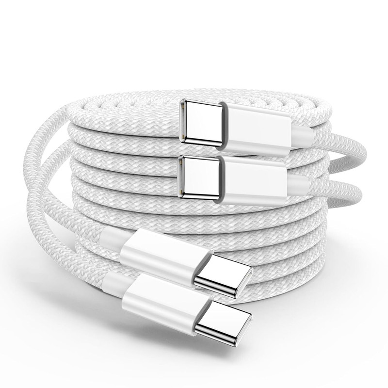 2 pack original Apple USB C Cable For iphone 15/15ProMax fast charger&data Sync