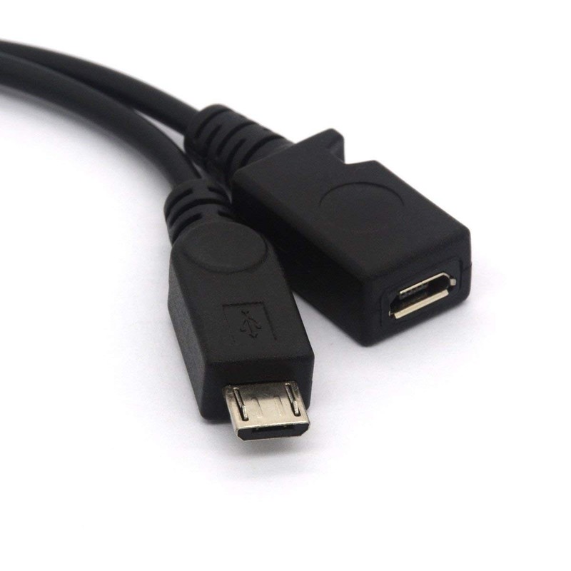 Micro USB OTG Splitter Cable USB 2.0 A Female to Micro USB Male 5-Pin Female gallery