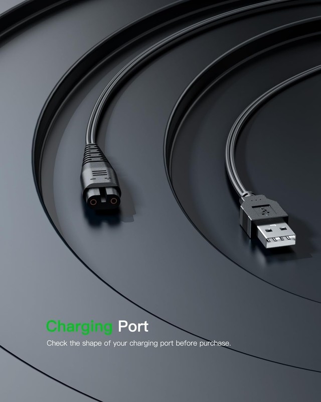Replacement USB Charging Cable for Hatteker Hair Trimmers - Certified Safety gallery