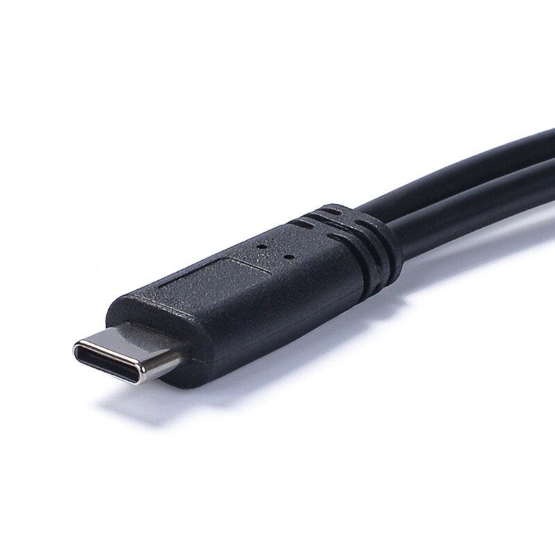 USB Female and Male to Type C OTG Splitter Cable for Smartphones Device Charging gallery