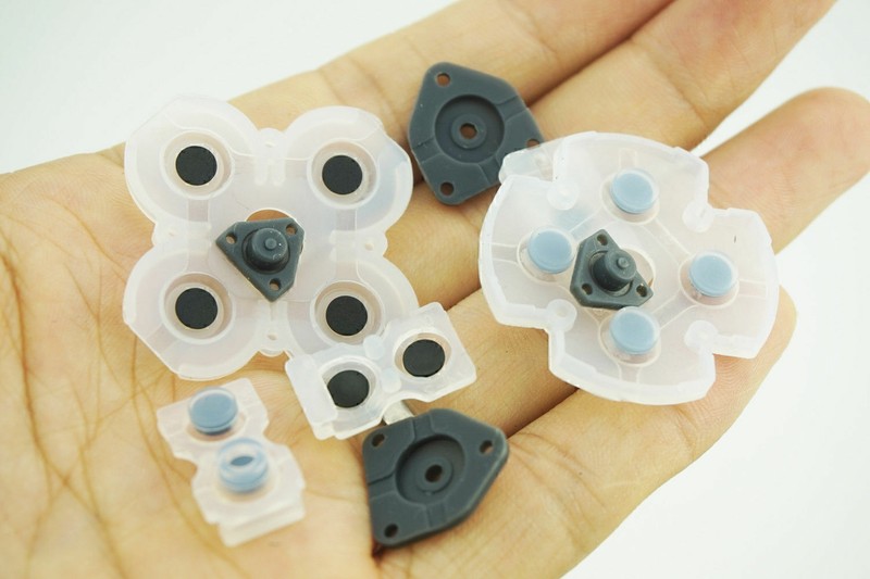 Controller Rubber Conductive Pad Silicon Buttons For Sony PS4 Repair Replacement gallery