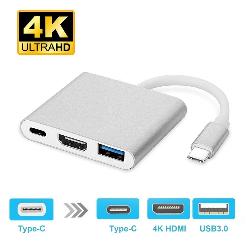 USB-C to HDMI Adapter 4K 1080P HDTV for Macbook Android Samsung Phone Tablet
