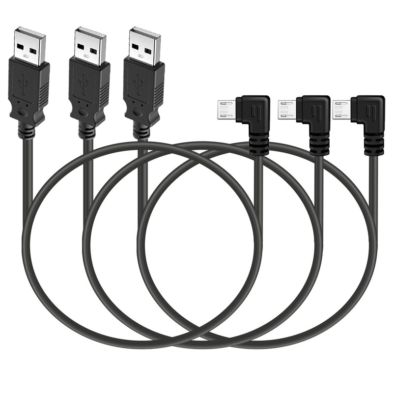 Micro USB Cable 1ft – Left Angle, Data Transfer, Fast Charging Cord Short 12 …