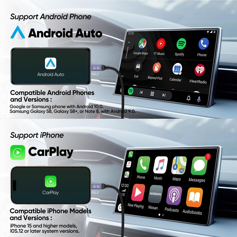 "USB Type C 3.2 Gen2 Cable 3FT for Android Auto, 10Gbps Data Transfer" gallery