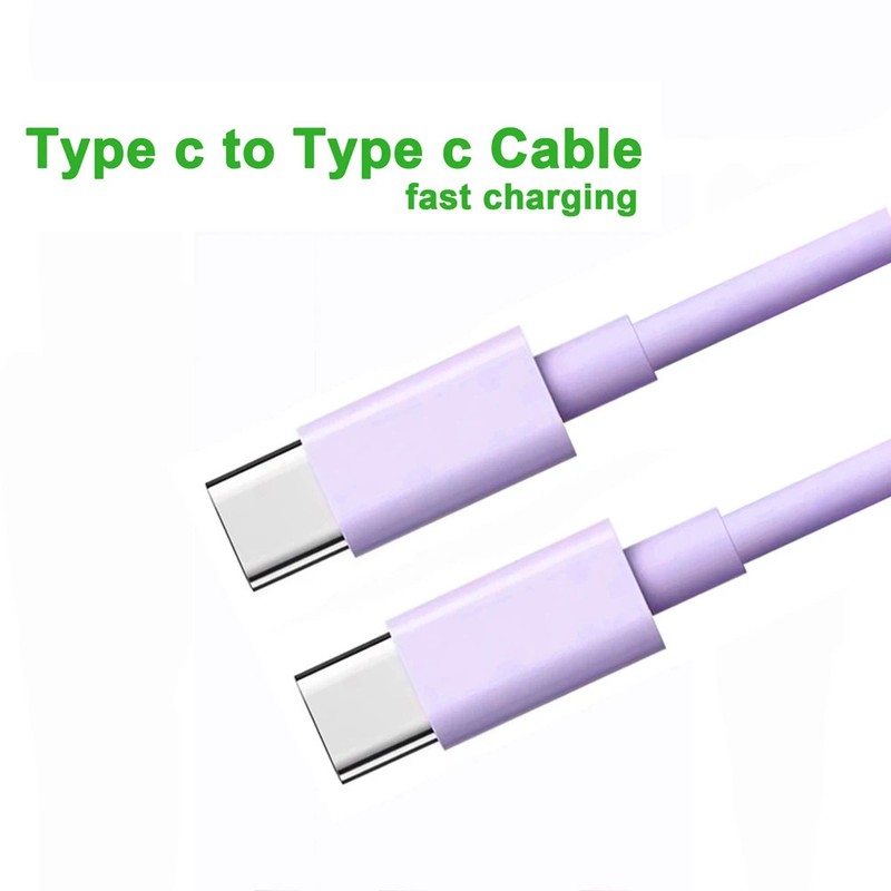 60W USB C to USB C Fast Charging Cable for iPhone 15 Samsung Huawei Xiaomi gallery