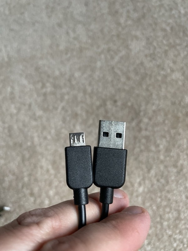 USB To Micro USB Cable Black 10in gallery