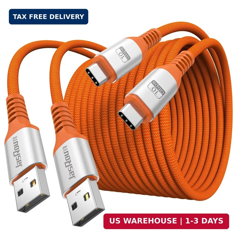 PS5 Charging Cable 10ft, 3A&10Gbps USB 3.2 Superspeed Long USB A to Type C Data