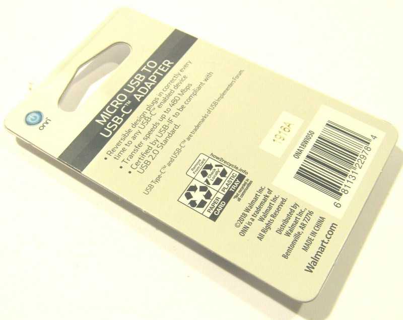 Micro USB to USB-C Adapter Electronic Device Smart Phone Galaxy Nokia Google NEW gallery