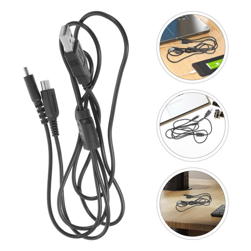 Game Console Charging Cable Dual Connector Fast Charge for Handheld System gallery