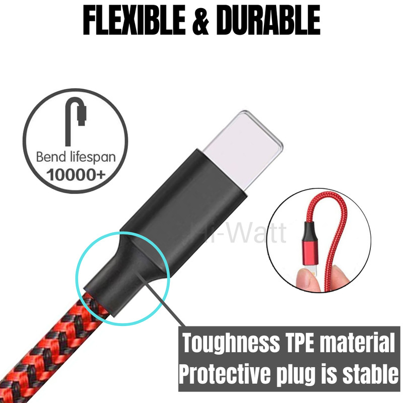 6PACK 10FT USB Cable For iPhone 6 7 8 Plus 13 12 11 X XR XS Pro MAX Charger Cord gallery