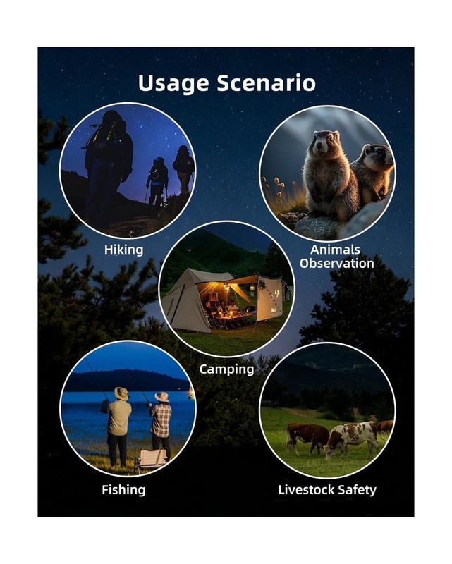 4K Day/Night Vision Goggles | Smart App Night Vision Binoculars - U... Fast Ship gallery