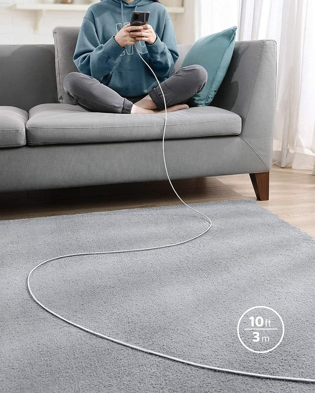 Anker Nylon USB C Cable 100W 10ft Fast Charge Date Sync for MAC/Galaxy S20/Pixel gallery