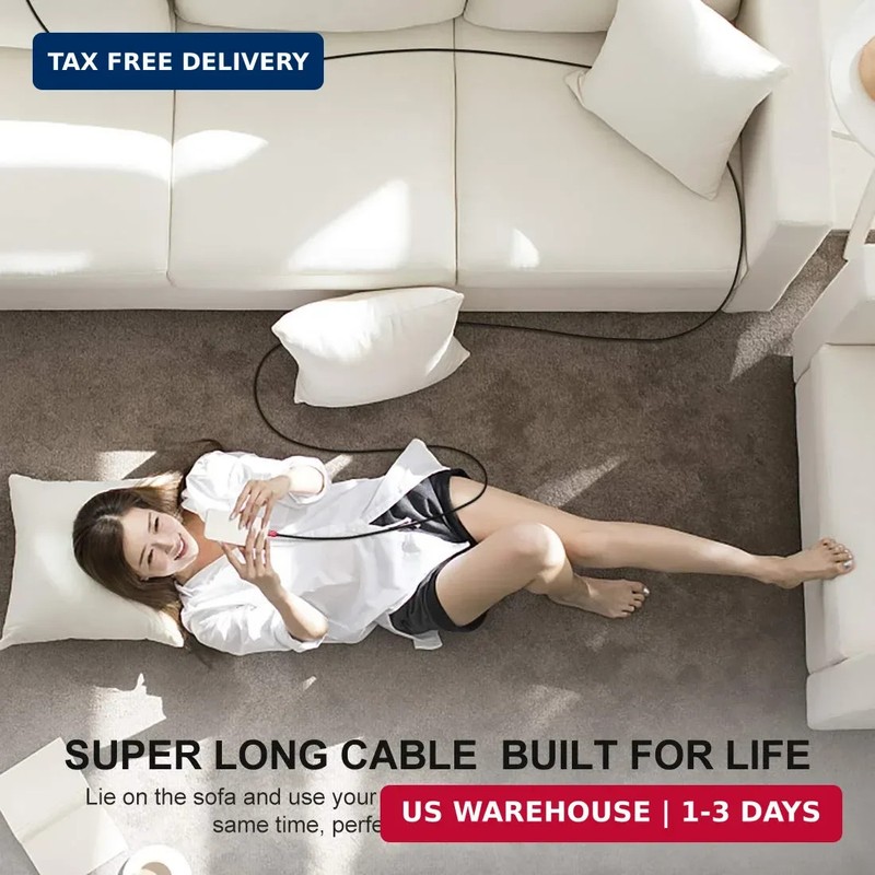 Long USB C Cable 20Ft, USB to USB-C Charging Cable - 20 Foot Type C Charger Cord gallery